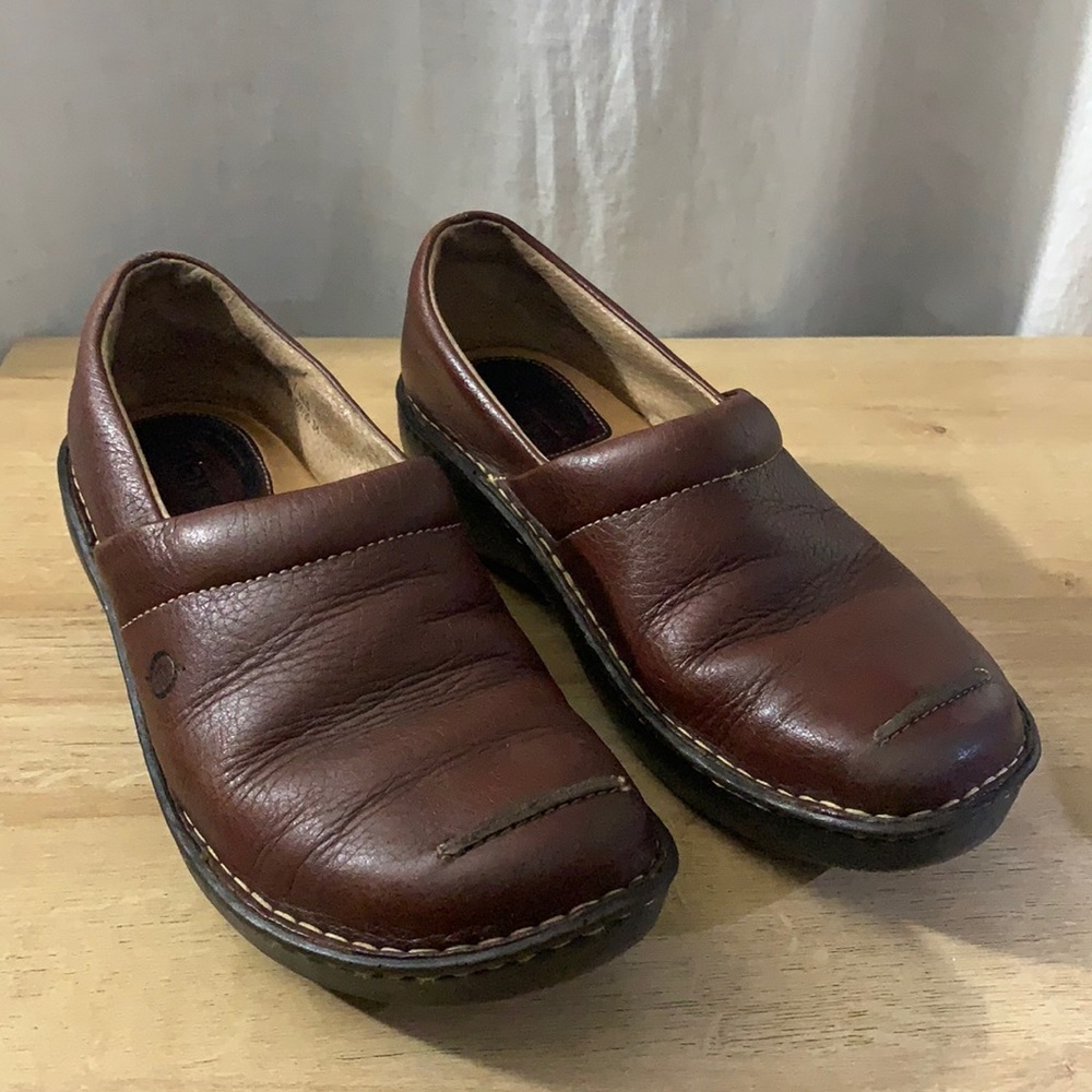 🟣 3/$50! Brown Born clogs size 9 M/W (40.5)